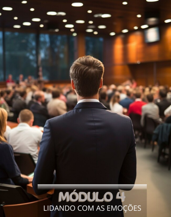 Aula 16: O que é o Medo / Aula 17: Controlando o medo / Aula 18: Ciclo do Medo de Falar em Público / Aula 19: Pontos Chaves para superar a emoção